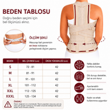 Dik Duruş Korsesi | Çelik Balenli Bel ve Sırt Destek Korsesi HB 5248