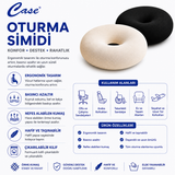 Case Visko Oturma Simidi | Uzun Süre Oturmanın En Konforlu Çözümü!