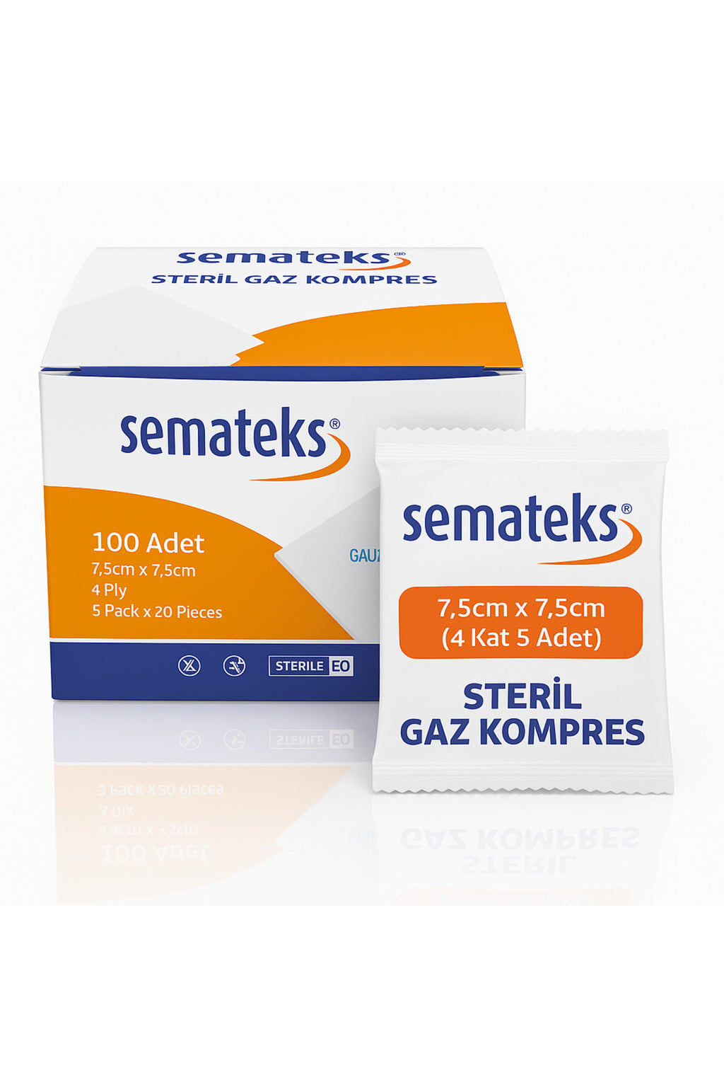 Semateks Steril Spanç 7,5cm*7,5cm