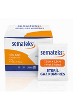 Semateks Steril Spanç 7,5cm*7,5cm