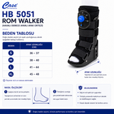 Case HB 5051 ROM Walker – Havalı Derece Ayarlı Ayak Ortezi