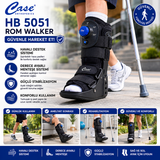 Case HB 5051 ROM Walker – Havalı Derece Ayarlı Ayak Ortezi