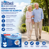 Dr Pedical L Bel Bantlı Hasta Bezi Medium 30’lu – Yüksek Emici Yetişkin Hasta Bezi